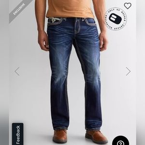 Deliciaso Rock Revival Men's Jeans